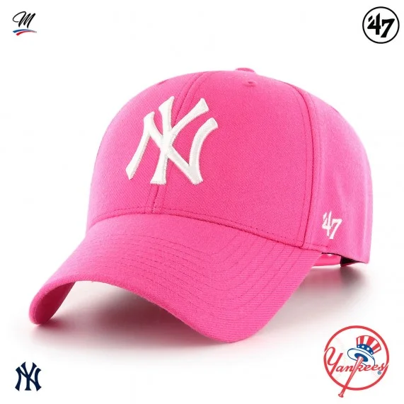 MLB New York Yankees MVP Snapback Cap Rosa (Tappi) '47 Brand chez FrenchMarket