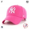 Casquette MLB New York Yankees MVP Snapback Rose (Casquettes) '47 Brand chez FrenchMarket