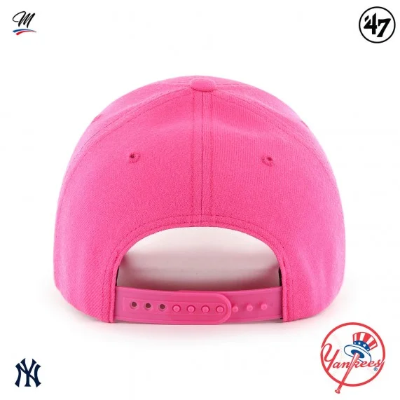 Casquette MLB New York Yankees MVP Snapback Rose (Casquettes) '47 Brand chez FrenchMarket