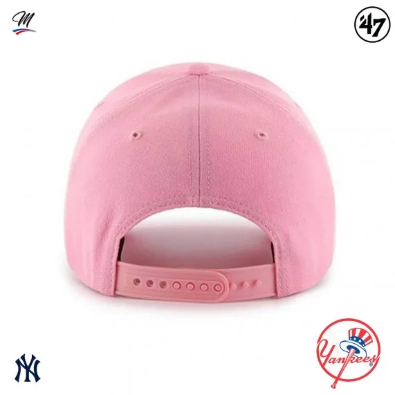 Casquette MLB New York Yankees MVP Snapback Rose (Casquettes) '47 Brand chez FrenchMarket