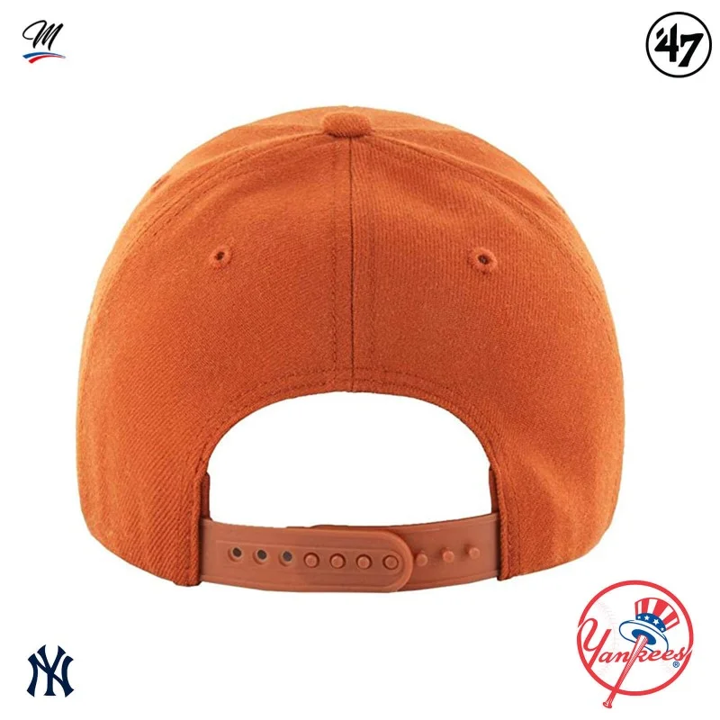 Orange ny yankees hat best sale