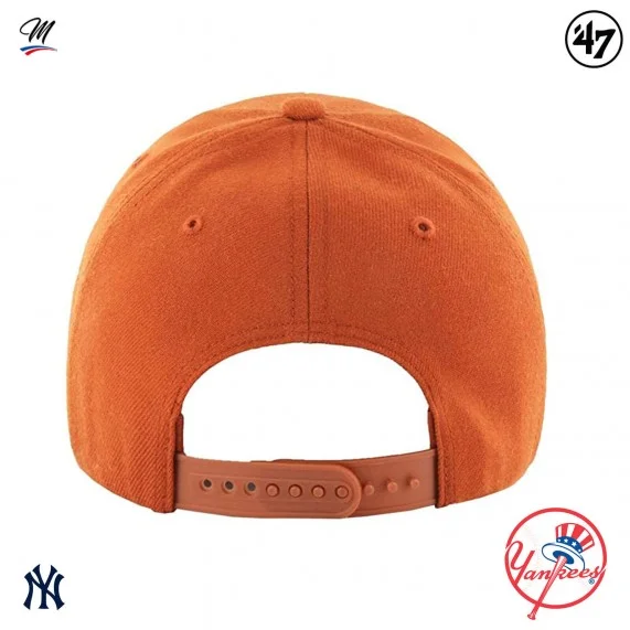 MLB New York Yankees MVP Snapback Cap Arancione (Cappellino) '47 Brand chez FrenchMarket