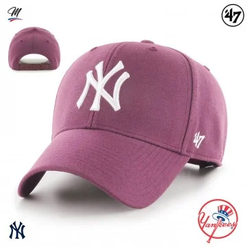 MLB New York Yankees MVP Snapback Cap Purple (Caps) '47 Brand on FrenchMarket