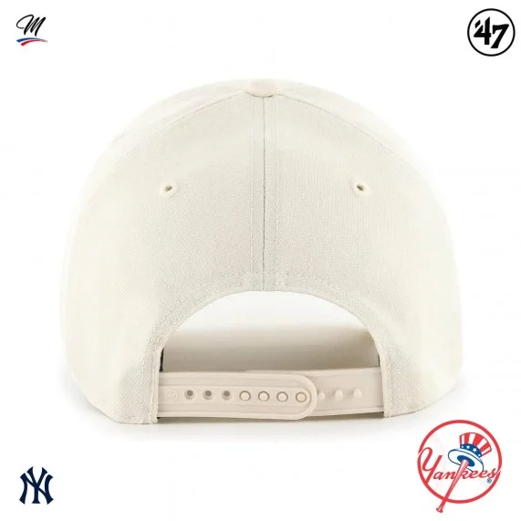 Gorra MLB New York Yankees MVP Snapback Crema Natural (Gorras) '47 Brand chez FrenchMarket