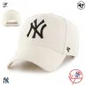 Gorra MLB New York Yankees MVP Snapback Crema Natural (Gorras) '47 Brand chez FrenchMarket