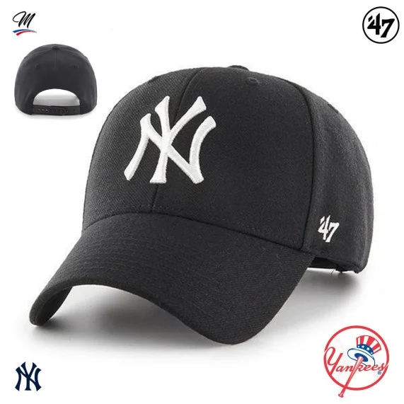 MLB New York Yankees MVP Snapback Cap Negro (Gorras) '47 Brand chez FrenchMarket