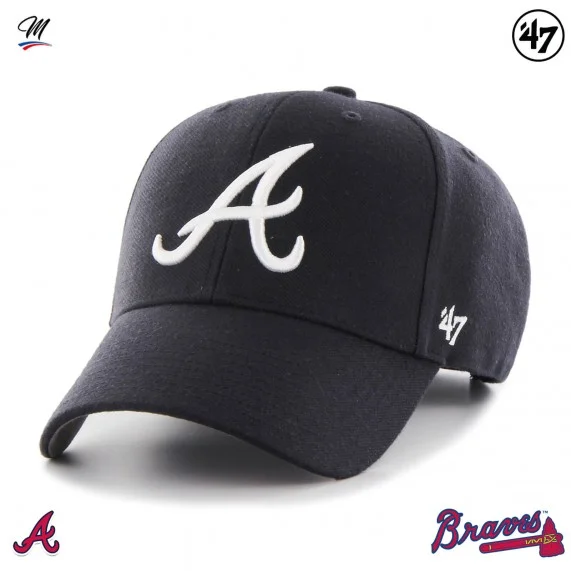 Casquette MLB Atlanta Braves MVP "Team Logo" (Casquettes) '47 Brand chez FrenchMarket