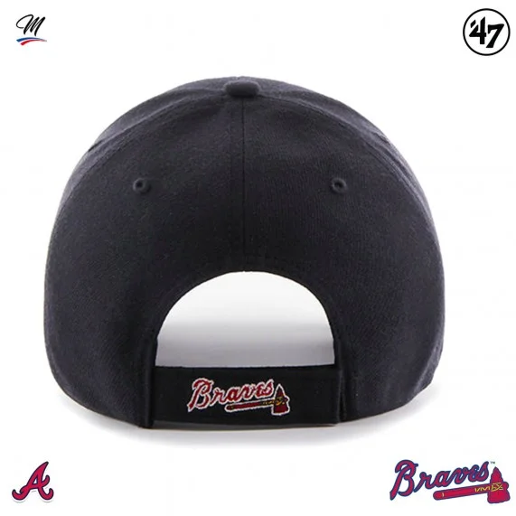 Casquette MLB Atlanta Braves MVP "Team Logo" (Casquettes) '47 Brand chez FrenchMarket