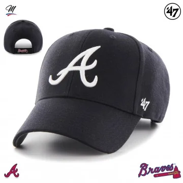 Casquette MLB Atlanta Braves MVP "Team Logo" (Casquettes) '47 Brand chez FrenchMarket