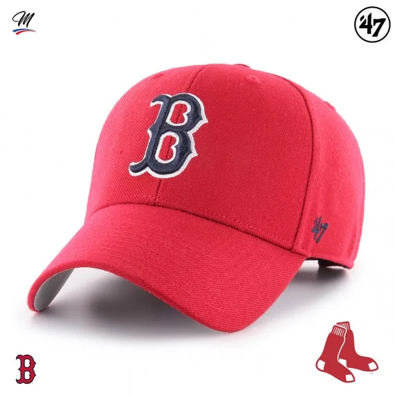 Casquette MLB Boston Red Sox MVP "Team Logo" (Casquettes) '47 Brand chez FrenchMarket