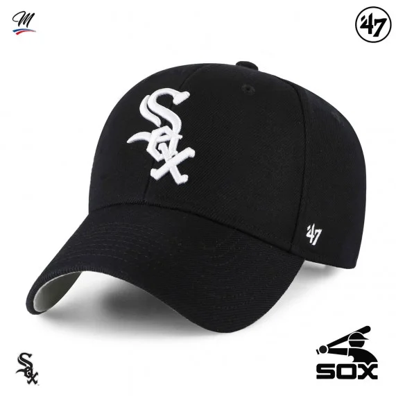 Cappello MLB Chicago White Sox MVP "Logo della squadra (Berretto MLB) '47 Brand chez FrenchMarket