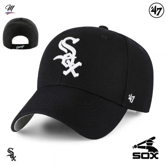 Cappello MLB Chicago White Sox MVP "Logo della squadra (Berretto MLB) '47 Brand chez FrenchMarket