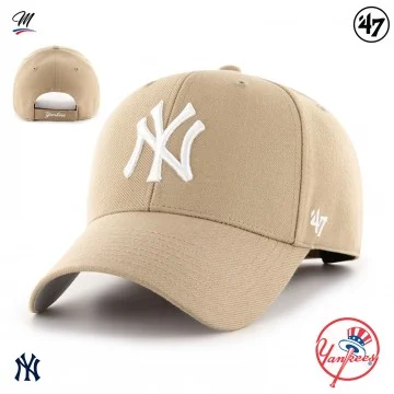 Casquette MLB New York Yankees MVP "Team Logo" (Casquettes) '47 Brand chez FrenchMarket