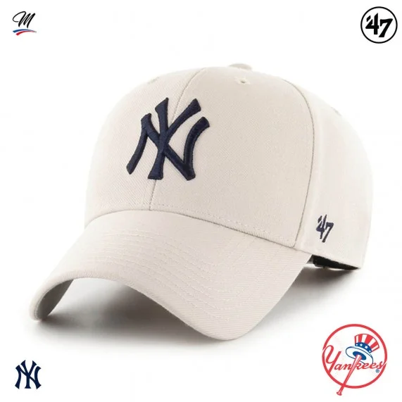 Casquette MLB New York Yankees MVP "Team Logo" (Casquettes) '47 Brand chez FrenchMarket