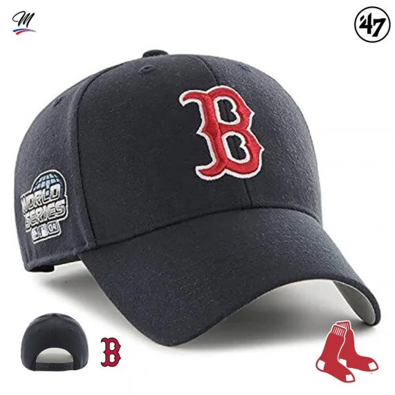 Cappellino MLB Boston Red Sox "Sure Shot World Series 2004 MVP (Cappellino) '47 Brand chez FrenchMarket