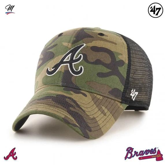 Cappellino MLB Atlanta Braves "Branson MVP Camo (Cappellino) '47 Brand chez FrenchMarket