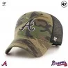 MLB Atlanta Braves "Branson MVP Camo" cap (Caps) '47 Brand on FrenchMarket