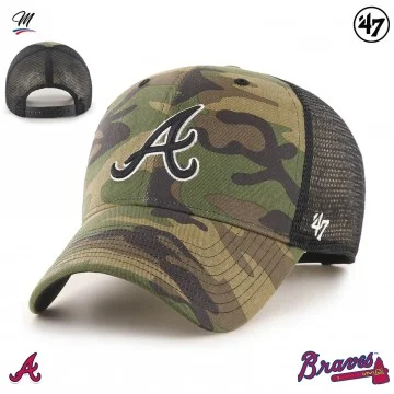 Cappellino MLB Atlanta Braves "Branson MVP Camo (Cappellino) '47 Brand chez FrenchMarket