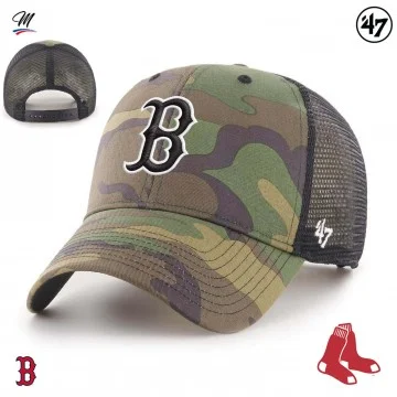 Cappello MLB Boston Red Sox "Branson MVP Camo (Cappellino) '47 Brand chez FrenchMarket