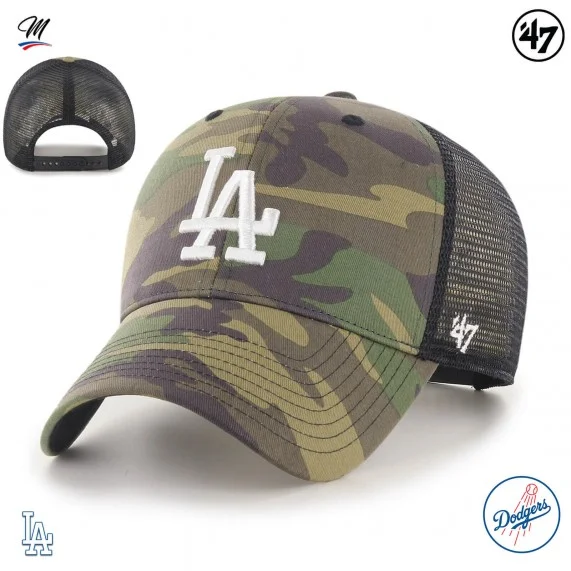 Cappellino MLB Los Angeles Dodgers "Branson MVP Camo (Cappellino) '47 Brand chez FrenchMarket