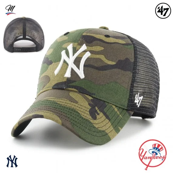 Cappello MLB New York Yankees "Branson MVP Camo (Cappellino) '47 Brand chez FrenchMarket