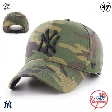 Cappello MLB New York Yankees "Grove Snapback MVP Camo (Cappellino) '47 Brand chez FrenchMarket