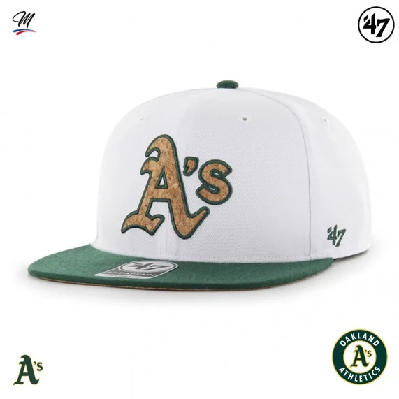 Cappello MLB Oakland Athletics "Cavatappi '47 Capitano (Cappellino) '47 Brand chez FrenchMarket