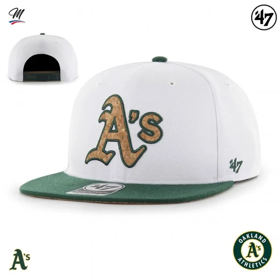 MLB Oakland Athletics "Corkscrew '47 Captain" Cap (Caps) '47 Brand on FrenchMarket