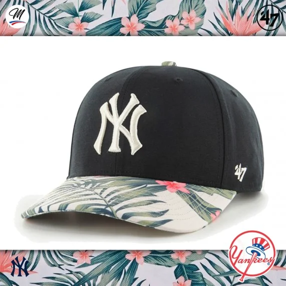 Casquette MLB New York Yankees "Coastal Floral Snap" (Casquettes) '47 Brand chez FrenchMarket