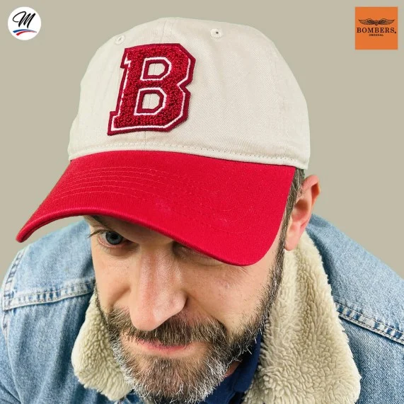 Baseballmütze Baumwolle "B-Cap (Cap) Bombers Original auf FrenchMarket