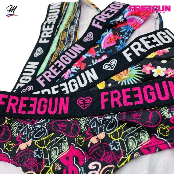 4er-Set Mädchen-Boxershorts Fancy (Boxer/Shorty) Freegun auf FrenchMarket