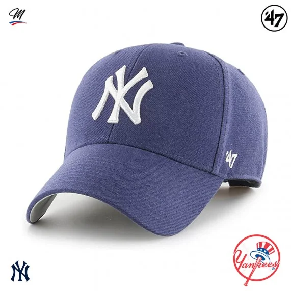 Casquette MLB New York Yankees MVP "Team Logo" (Casquettes) '47 Brand chez FrenchMarket