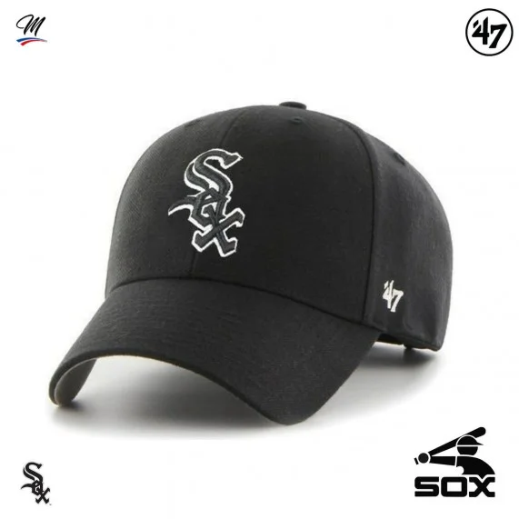 MLB Chicago White Sox MVP Snapback Cap Negro (Gorras) '47 Brand chez FrenchMarket