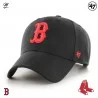 Casquette MLB Boston Red Sox MVP Snapback Noir (Casquettes) '47 Brand chez FrenchMarket