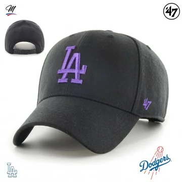 Casquette MLB Los Angeles Dodgers MVP Snapback Noir (Casquettes) '47 Brand chez FrenchMarket