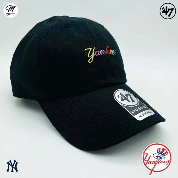 Gorra MLB New York Yankees "Multi Color Script Clean Up (Gorras) '47 Brand chez FrenchMarket