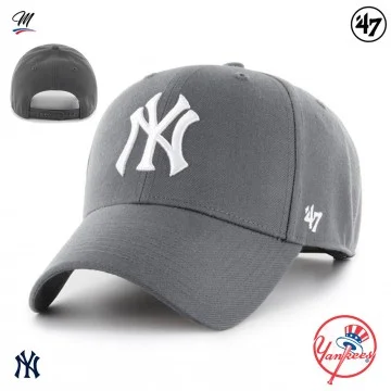 Casquette MLB New York Yankees MVP Snapback Gris (Casquettes) '47 Brand chez FrenchMarket