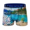 Boxer uomo in microfibra riciclata "Paysage du Monde (Boxer) Freegun chez FrenchMarket