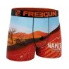 Calzoncillos bóxer de microfibra reciclada para hombre "Paysage du Monde (Boxers) Freegun chez FrenchMarket