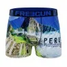 Boxer uomo in microfibra riciclata "Paysage du Monde (Boxer) Freegun chez FrenchMarket