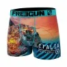 Boxer Homme Microfibre Recyclé "Paysage du Monde" (Boxers Homme) Freegun chez FrenchMarket