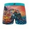 Boxer Homme Microfibre Recyclé "Paysage du Monde" (Boxers Homme) Freegun chez FrenchMarket