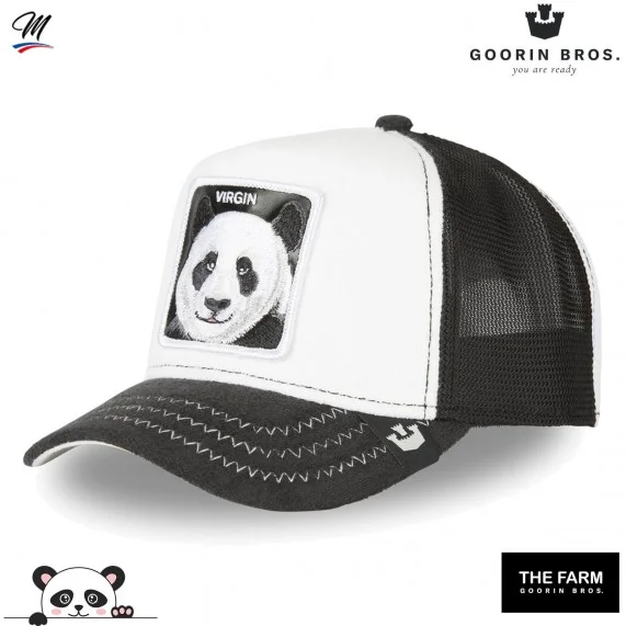 Casquette Trucker Panda VIRGIN "Finish Last" (Casquettes) Goorin Bros chez FrenchMarket