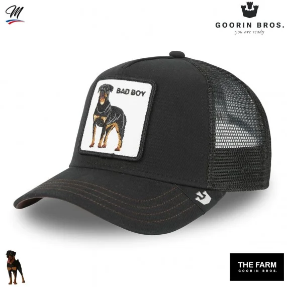 Cappello trucker Bad Boy - Rotweiller (Cappellino) Goorin Bros chez FrenchMarket