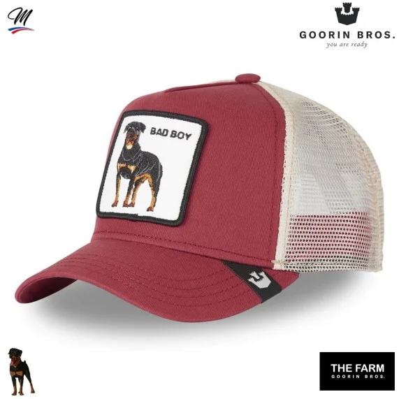 Trucker Cap Bad Boy - Rotweiller (Cap) Goorin Bros auf FrenchMarket