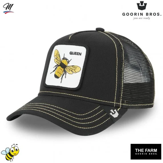 Casquette Trucker QUEEN - Abeille (Casquettes) Goorin Bros chez FrenchMarket