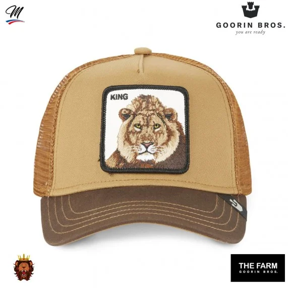 Casquette Trucker KING - Lion (Casquettes) Goorin Bros chez FrenchMarket