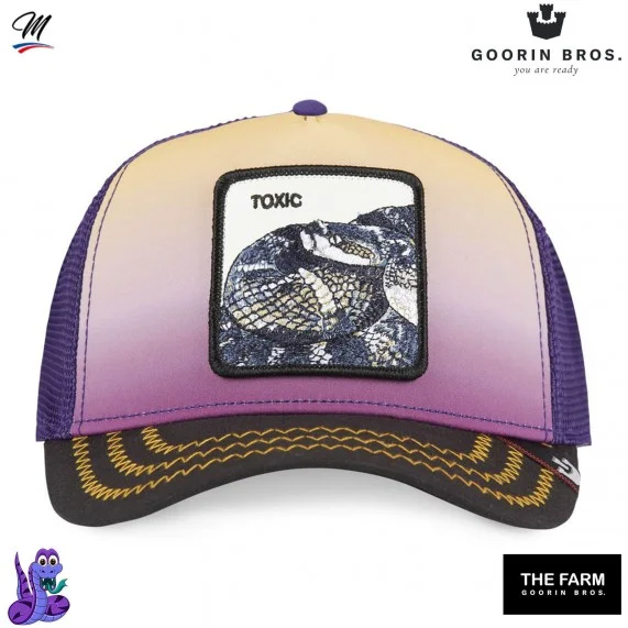 Cappello Trucker Snake "TOXIC (Cappellino) Goorin Bros chez FrenchMarket