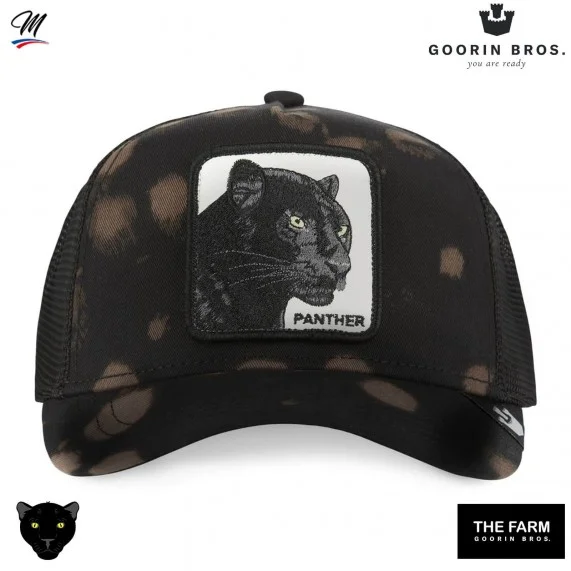 Trucker Cap Panther Schwarz (Cap) Goorin Bros auf FrenchMarket