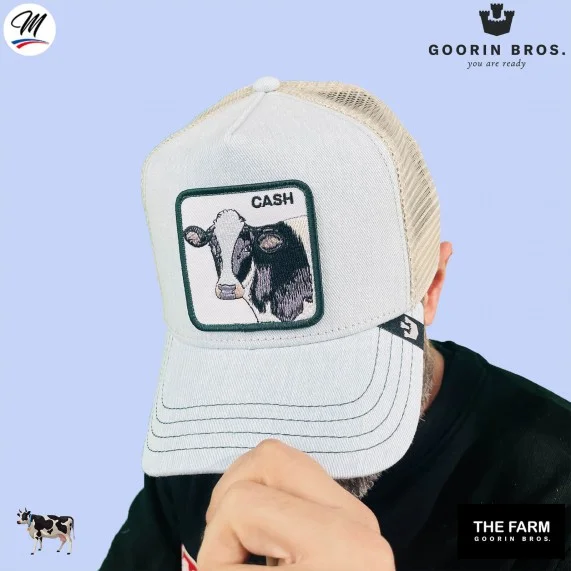 Cappellino da Trucker Cash Cow (mucca) (Cappellino) Goorin Bros chez FrenchMarket